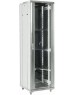 REXANT Шкаф коммутационный (04-2266-211) напольный 22U 600x600мм пер.дв.стекл металл 2 бок.пан. направл.под винты 800кг серый 50кг 230град. 1164мм IP20 сталь