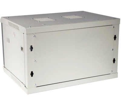 Электроника / Телекоммуникационные шкафы LANMASTER Шкаф коммутационный TWT-CBWPG-18U-6X6-GY настенный, стеклянная передняя дверь, 18U, 600x902x600 мм