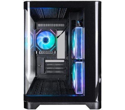 Корпус для ПК 1STPLAYER UVIEW UV6 ARGB Black / mATX / 3x120mm ARGB fans / UV6-BK-2FC7R-1FC7
