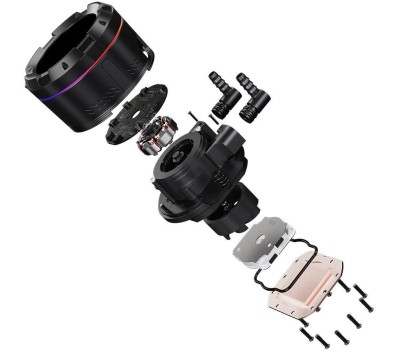 Кулер ID-COOLING Жидкостная система охлаждения SL360 /LCD SCREEN /350W /all Intel /all AMD