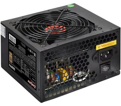Блок питания EXEGATE Блок питания 500W 80 PLUS® Bronze 500PPH-S (ATX, APFC, SC, КПД 88% (80 PLUS Bronze), 12cm fan, 24pin, 2x(4+4)pin, 4xPCI-E, 6xSATA, 3xIDE, кабель 220V 1,8м с защитой от выдергивания, black, Color Box)
