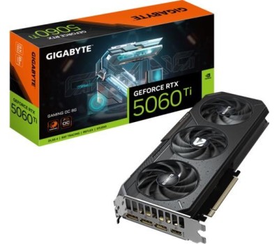 Видеокарта GIGABYTE Видеокарта RTX5060Ti GAMING OC 8GB GDDR7 128bit 3xDP HDMI 3FAN RTL