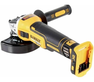 Угловая шлифмашина DEWALT Угловая шлифмашина аккумуляторная DCG405P2 /800 Вт/20 В/до 9000 об. в мин/125 мм/ 2 АКБ + ЗУ/желтый (DCG405P2-IN)