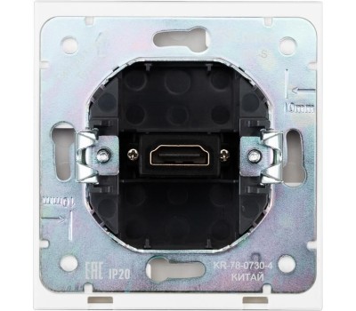 KRANZ Розетка STRONG HDMI с/у жемчуг
