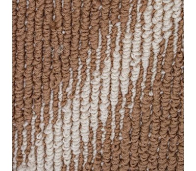 САНАКС - Коврик в ванную - КРОСС-ЛООП, двойной, КОРИЧНЕВЫЙ, клетка, 500х800, 500х400 мм,100% полиэстер 00855