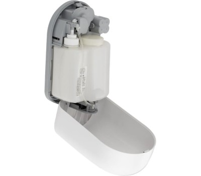 GFmark - Дозатор сенсорный для дезинфекции, пластик АБС, белый, с полоской, 1000 мл 717