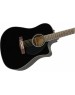 FENDER Акустическая гитара CD-60SCE Dread Black WN