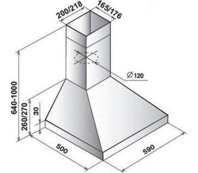 Вытяжка ELIKOR ВЕНТА 60Н-430-П3Л нерж
