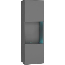 Шкаф навесной НК-МЕБЕЛЬ POINT ТИП-22 шкаф навесной Серый Графит 71775201