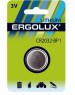 Батарейка ERGOLUX (15076) CR2032 BL-1