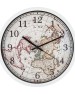 Часы настенные LEFARD 220-378 WORLD MAP d31см циферблат d27,5см