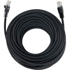 Патч-корд BURO Патч-корд UTP 4 пары cat.5E CCA molded 15м черный RJ-45 (m)-RJ-45 (m)