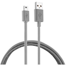 BURO Кабель mini USB B (m) - USB (m), 1.8м, 0.8A, серый [bhp ret usb_mini18]