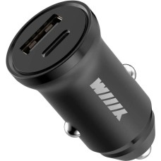 WIIIX Автомобильное зарядное устройство UCC-7-2-11, USB-A, USB-C, 18Вт, 3.1A, черный