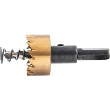 Коронка DENZEL Коронка по металлу HSS, 26 мм, нитридтитановое покрытие 724105