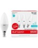 GAUSS Упаковка ламп LED E14, свеча, 6Вт, 33126T, 3 шт