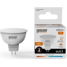 GAUSS Лампа LED GU5.3, софит, 9Вт, 10 шт. [11519]