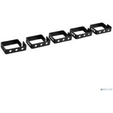 ЦМО Органайзер кабельный одинарный 65 * 45 мм, 5 штук, цвет черный (СМ-9005-5)