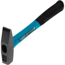 Молоток GROSS Молоток слесарный, 400 г, квадратный боек, фибергласовая обрезиненная рукоятка 10274