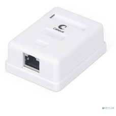 CABEUS WS-8P8C-CAT.6-SH-1 РОЗЕТКА КОМПЬЮТЕРНАЯ RJ-45(8P8C), КАТЕГОРИЯ 6, ЭКРАНИРОВАННАЯ, ОДИНАРНАЯ, ВНЕШНЯЯ, DUAL IDC