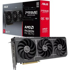 Видеокарта ASUS Видеокарта RX9070 PRIME EVO OC 16GB GDDR6 256bit 3xDP HDMI 3FAN RTL (PRIME-RX9070-O16G-EVO)