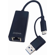 DIGMA Сетевой адаптер 2.5G Ethernet DLA-GTUC01 USB 3.0