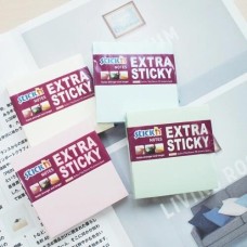 STICK`N Блок самоклеящийся бумажный 21663 76x76мм 90лист. 70г/м2 пастель голубой усиленный клей