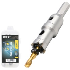 DELI Коронка по металлу твердосплавная с центрирующим сверлом DH-TCT018-E1 диаметр 18мм, шестигранный хвостовик