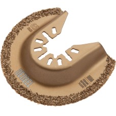 DENZEL Насадка для МФИ режущая полукруг, HM, по плитке, 63 мм 782325