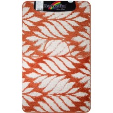 САНАКС - Коврик в ванную КЛАССИК МУЛЬТИ 202007, двойной КИРПИЧНЫЙ, 55х90 + 45х55 см, 100% полиэстер 00339