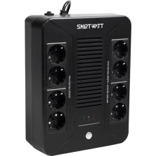 ИБП SMARTWATT Источник бесперебойного питания SAFE PRO 1050 600Вт 1050ВА черный