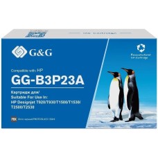Картридж струйный G&G Картридж струйный №727 GG-B3P23A фото черный (130мл) для HP DJ T920/T1500