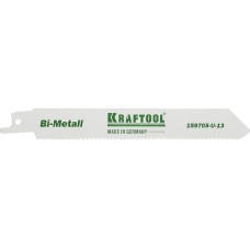 KRAFTOOL S922VF, по дереву и металлу, Bi-Met, шаг 1.8-2.5 мм, 130 мм, полотно для сабельной пилы (159705-U-13)