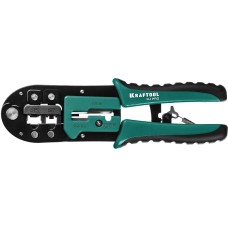 KRAFTOOL RJ-Pro, (RJ45, RJ11,RJ12), универсальный кримпер (22698)