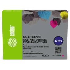 Картридж струйный CACTUS Картридж струйный CS-EPT3793 378XL пурпурный (13.2мл) для Epson Expression Photo XP-8500/XP-8505/XP-15000 с чипом