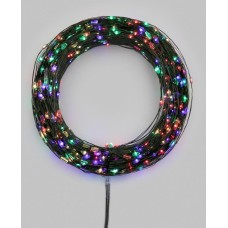 NEON-NIGHT Гирлянда светодиодная Роса с контроллером 100м 1000 LED МУЛЬТИКОЛОР IP20 230В зеленый провод