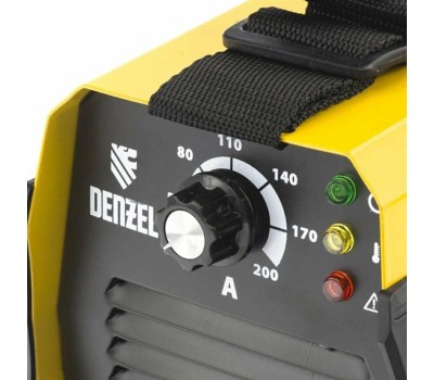 Сварочное оборудование DENZEL Аппарат инвертор. дуговой сварки DS-200 Compact, 200 А, ПВ 70%, диам.эл. 1,6-5 мм 94373