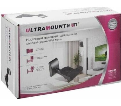 Кронштейн ULTRAMOUNTS UM501 черный для акустических систем