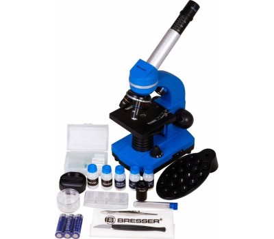 Микроскоп BRESSER JUNIOR BIOLUX SEL 40-1600X, синий (74322)