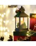 NEON-NIGHT (513-047) Декоративный фонарь со свечкой и шишкой, черный , 10,7x10,7x23,5 см, цвет Теплый