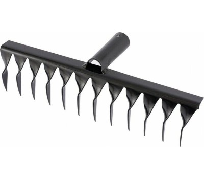 Грабли СИБРТЕХ Грабли стальные, 300 мм, 12 витых зубьев, без черенка 61740