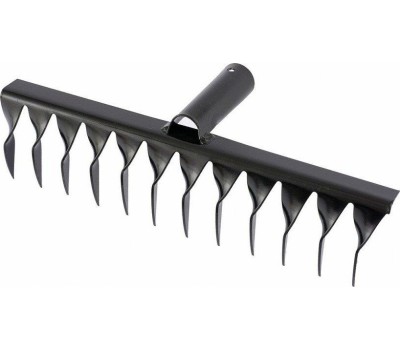Грабли СИБРТЕХ Грабли стальные, 300 мм, 12 витых зубьев, без черенка 61740