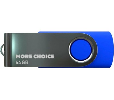 флэш-накопитель MORE CHOICE (4610196407659) MF64-4 USB 64GB 2.0 Blue