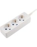 Удлинитель PROCONNECT (13-4204) 2 ГНЕЗДА, 5М, 3Х0,75 ММ2, С/З, БЕЛЫЙ