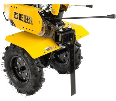Мотоблок DENZEL Мотоблок DPT-170, 7 л.с., ремен.сцеп, шир 85 см, глуб 35 см,фрез 3х3,ШОМ,скор 2В/1Н,кол 8