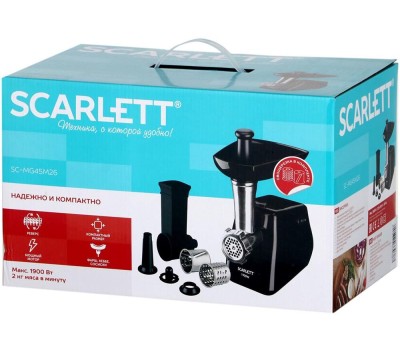 Мясорубка SCARLETT SC-MG45M26, черный
