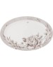 Блюдо LEFARD 415-2126 WHITE FLOWER СЕРОЕ овальное 36*24см