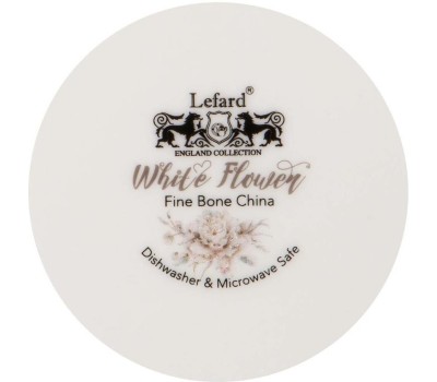 Блюдо LEFARD 415-2126 WHITE FLOWER СЕРОЕ овальное 36*24см
