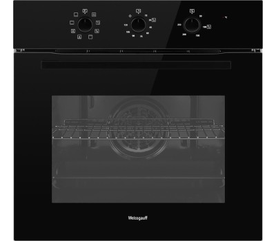 WEISSGAUFF Духовой шкаф Электрический EOM 208 PDB Steam Clean черный