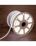 Лента светодиодная NEON-NIGHT Гибкий неон 8х16мм односторонний 120 LED/м ТЕПЛЫЙ БЕЛЫЙ 230В бухта 100м (с комплектом подключения)